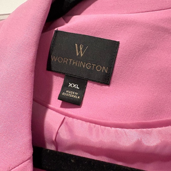 Worthington XX Large Women’s Blazer Pastel Pink New w tags - Picture 3 of 13